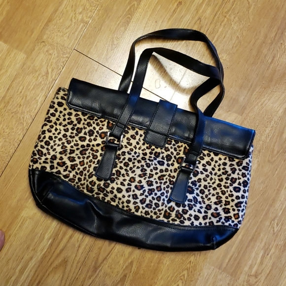 Y2K leopard print buckle snap purse - Picture 3 of 4